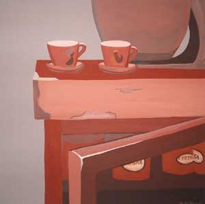 What's Important..Home and Car Series (1-9)2004Acrylic on Canvas 45cmX45cm 